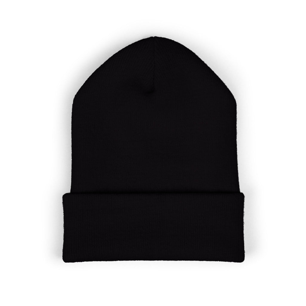 Bouncer Embroidered Cuffed Beanie — Black Knit Hat for Security Staff & Nightlife