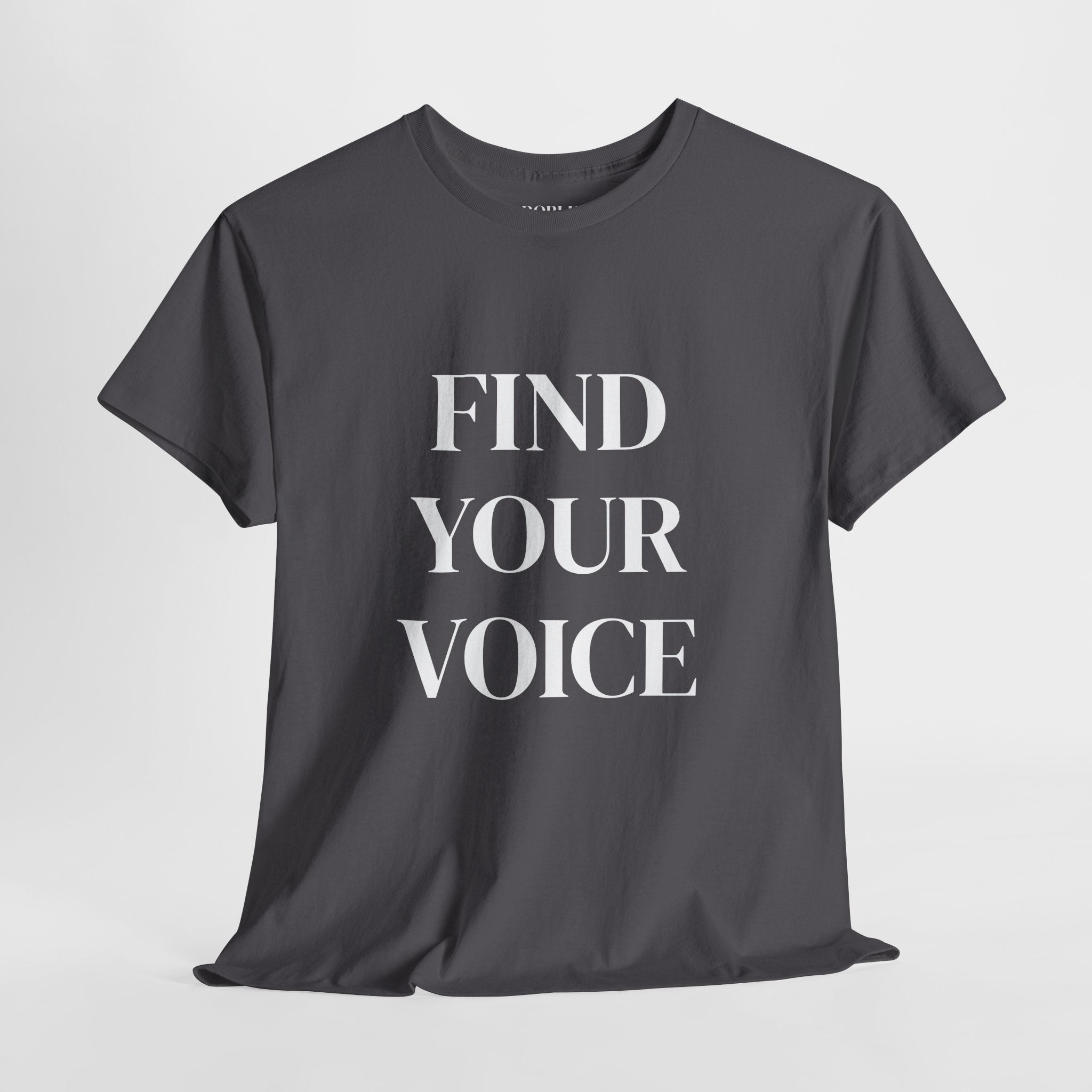 Find Your Voice Tee — Empowerment Graphic T‑Shirt