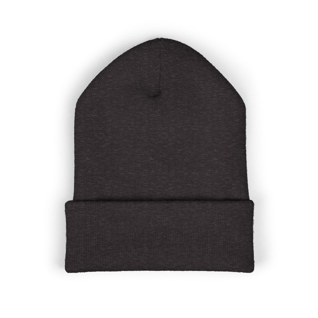 Bouncer Embroidered Cuffed Beanie — Black Knit Hat for Security Staff & Nightlife